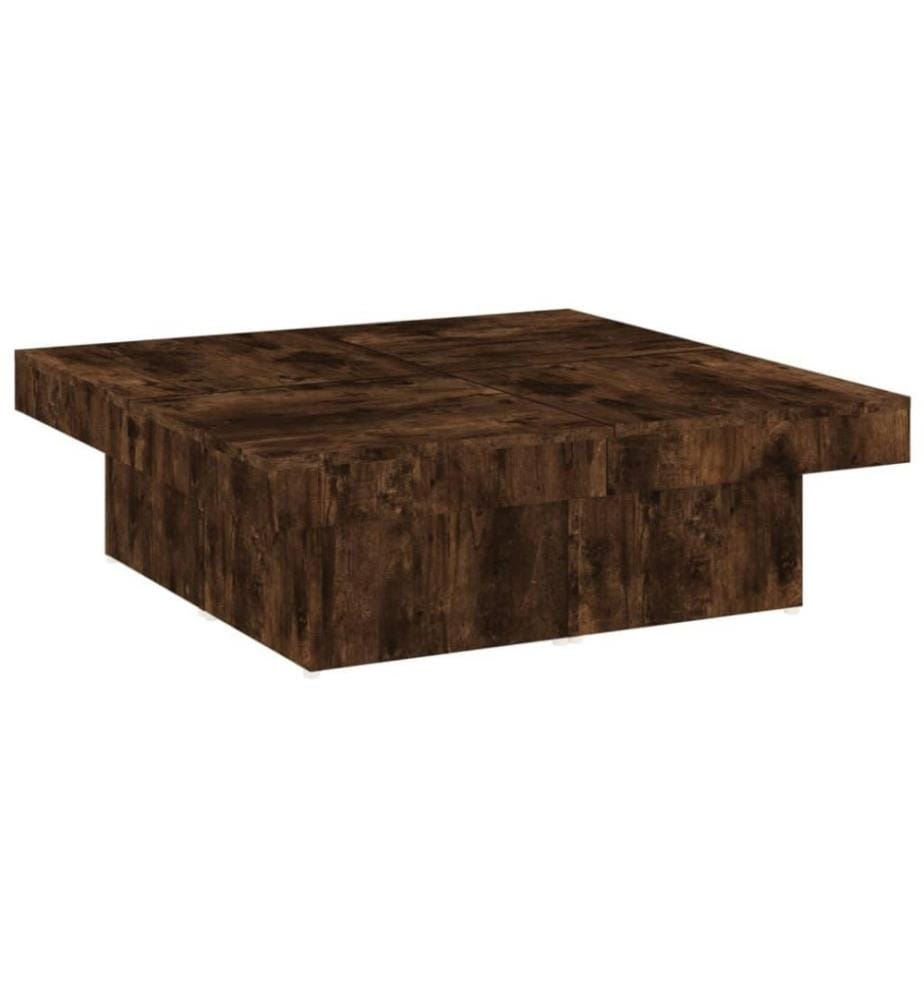 Couchtisch Räuchereiche 90x90x28 cm Holzwerkstoff