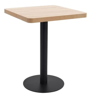 Bistrotisch Hellbraun 60x60 cm MDF