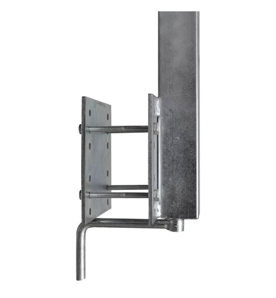 Bootstrailer-Stützen Vollgummi 2er-Set 63 - 88 cm