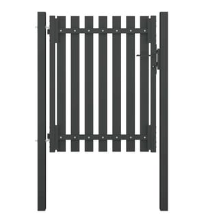 Gartentor Stahl 1x1,5 m Anthrazit