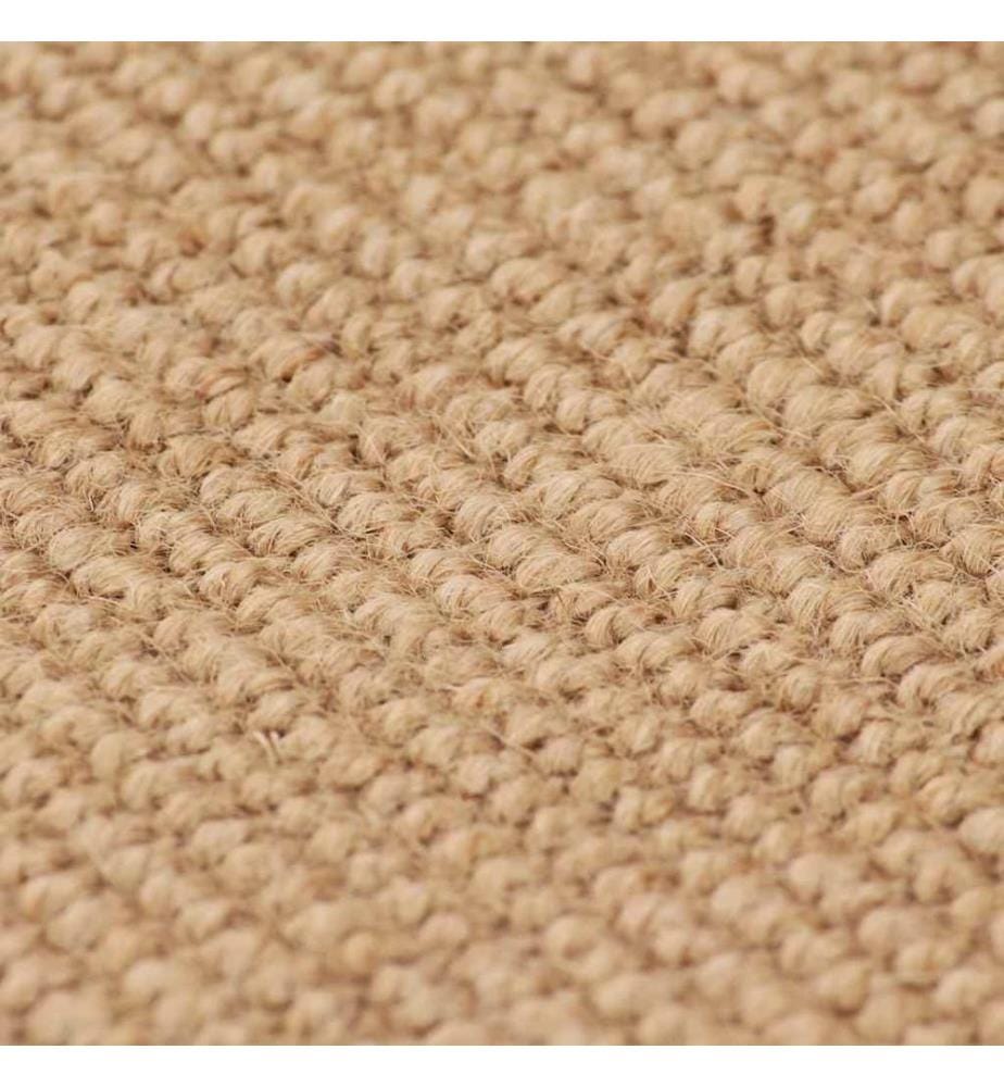 Tapis en jute avec support en latex 160x230 cm Naturel