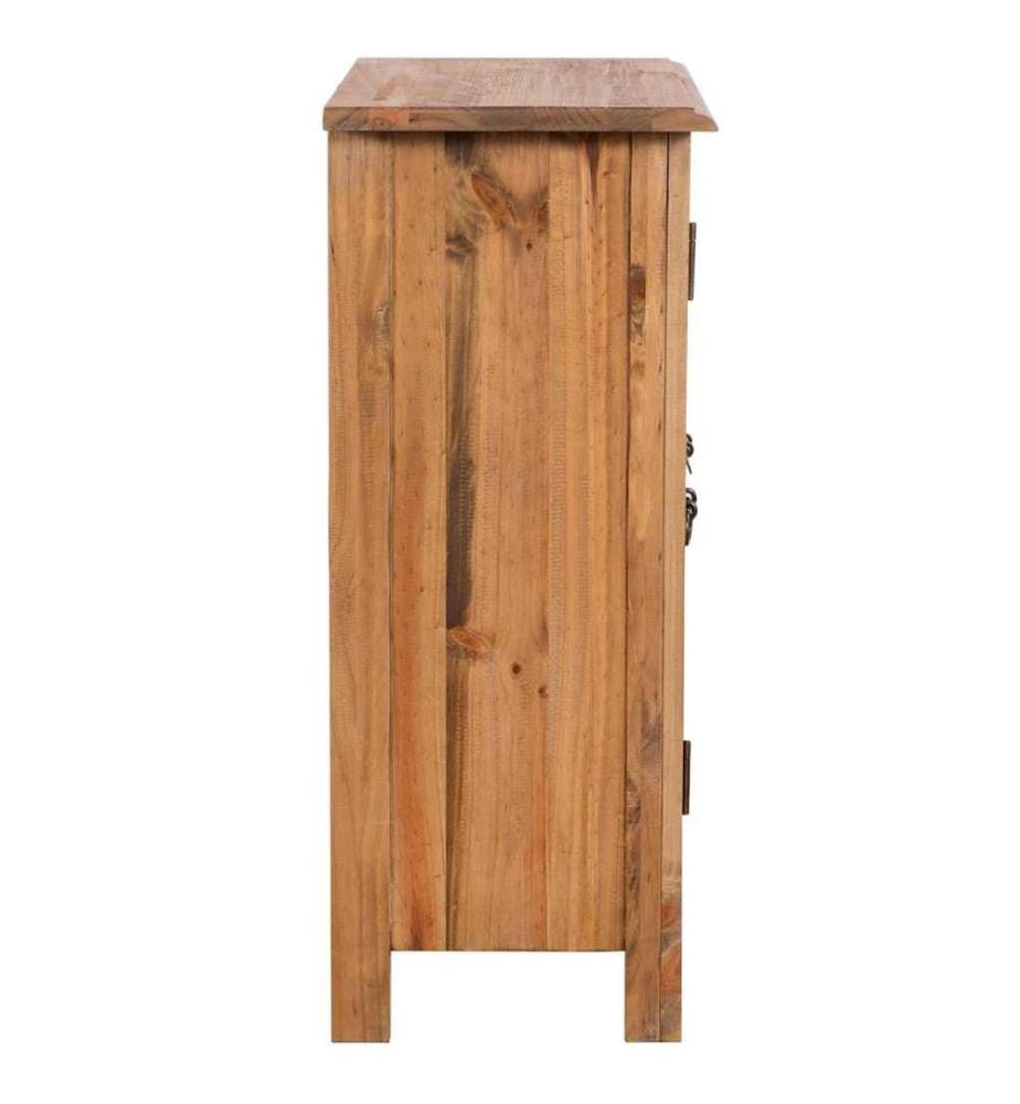 Bad-Beistellschrank Massivholz Kiefer 59x32x80 cm