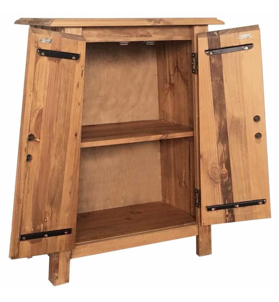 Bad-Beistellschrank Massivholz Kiefer 59x32x80 cm