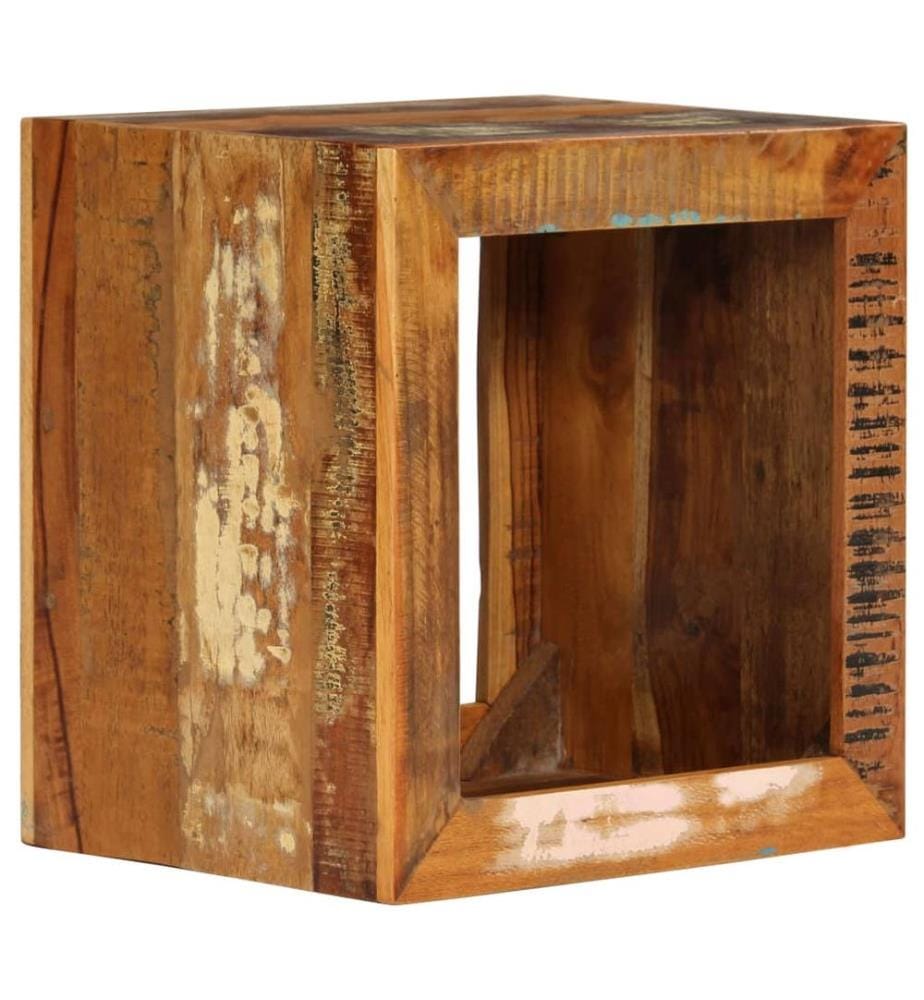 Hocker 40x30x40 cm Altholz Massiv