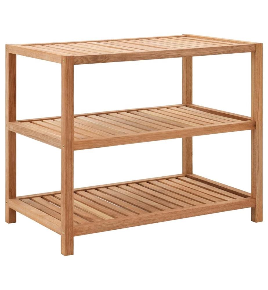 Badregal Massivholz Walnuss 65x40x55 cm