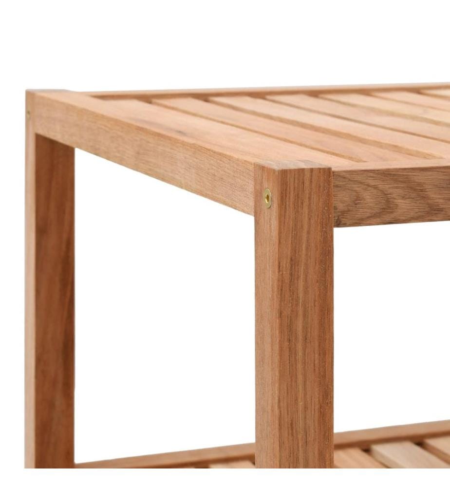 Badregal Massivholz Walnuss 65x40x55 cm