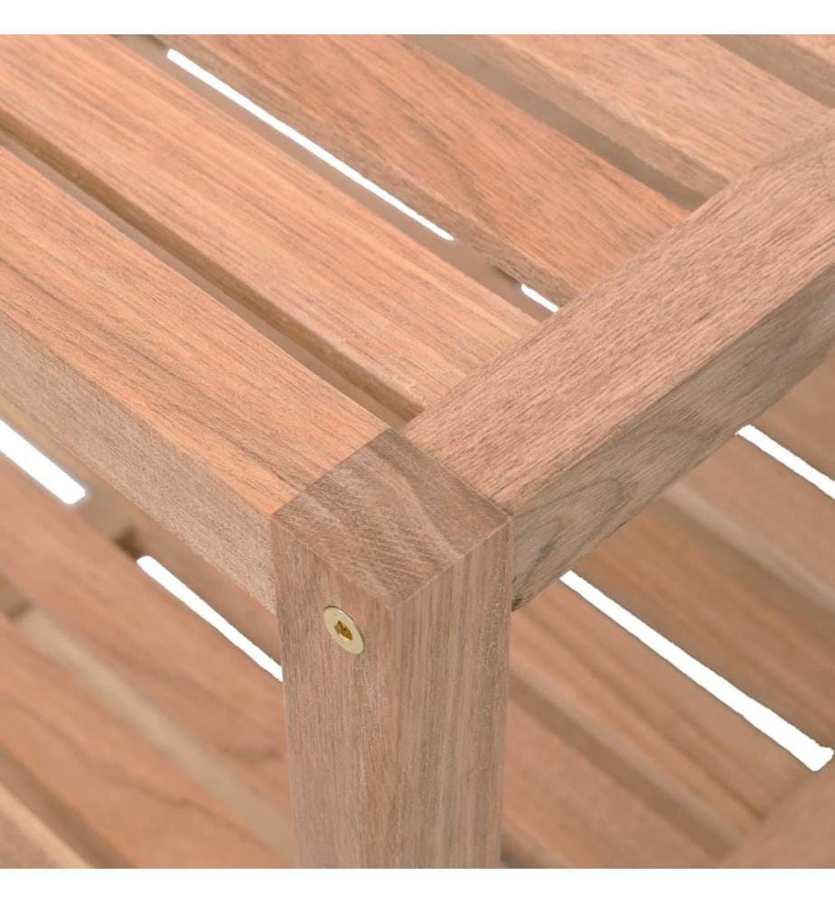 Badregal Massivholz Walnuss 65x40x55 cm