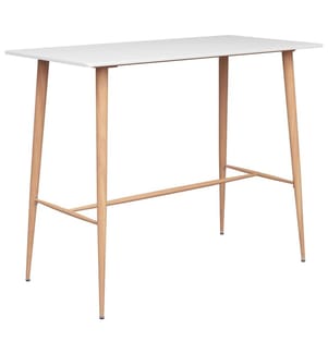 Table de bar Blanc 120x60x105 cm