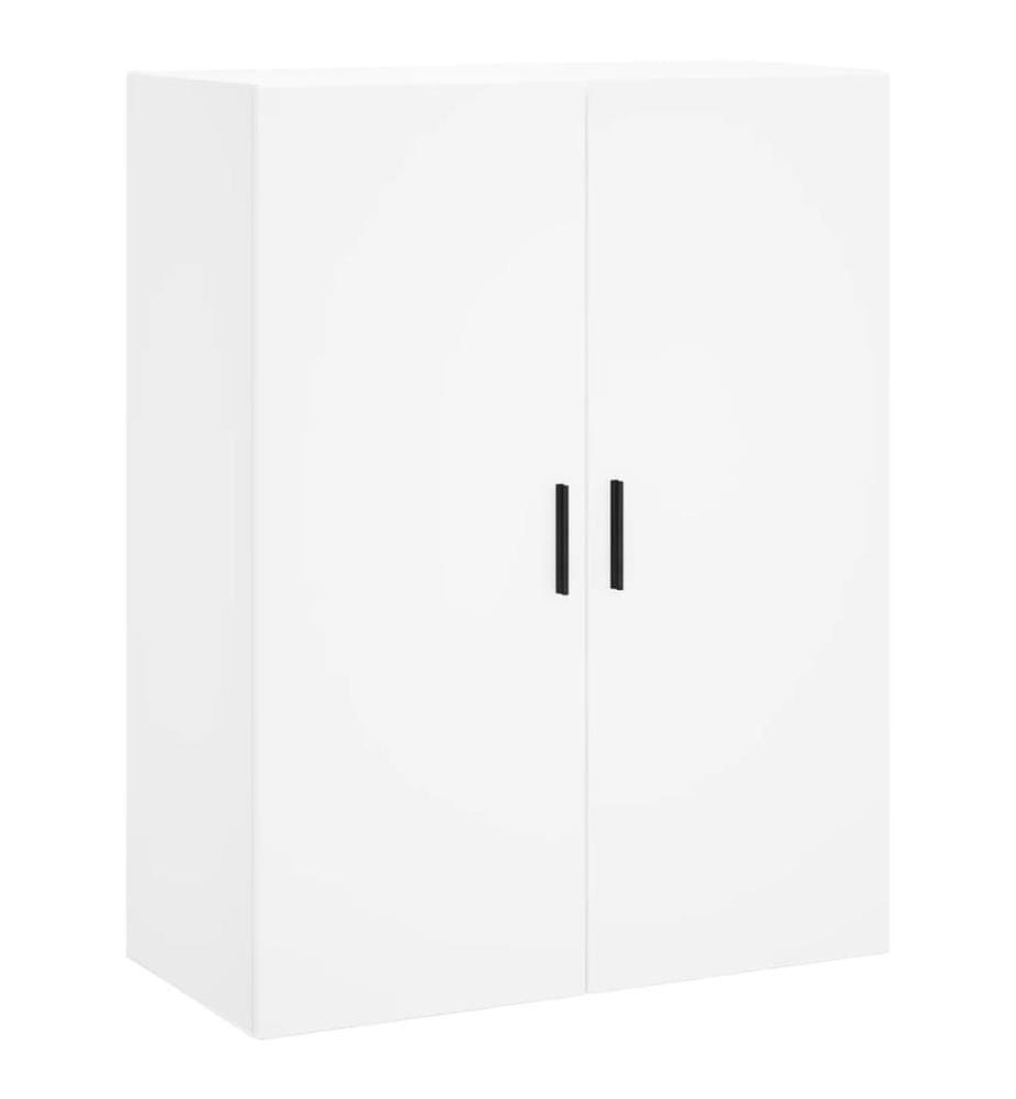 Highboard Weiss 69,5x34x180 cm Holzwerkstoff