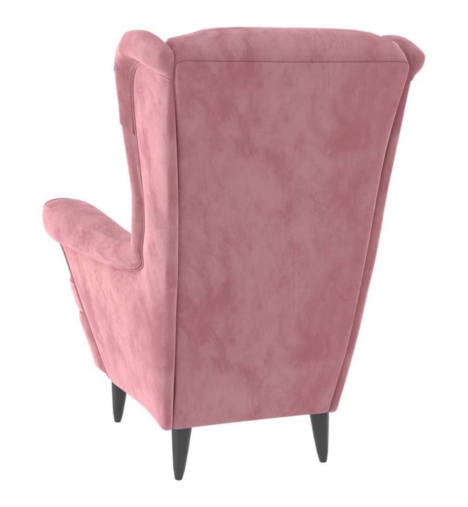 Sessel Rosa Samt