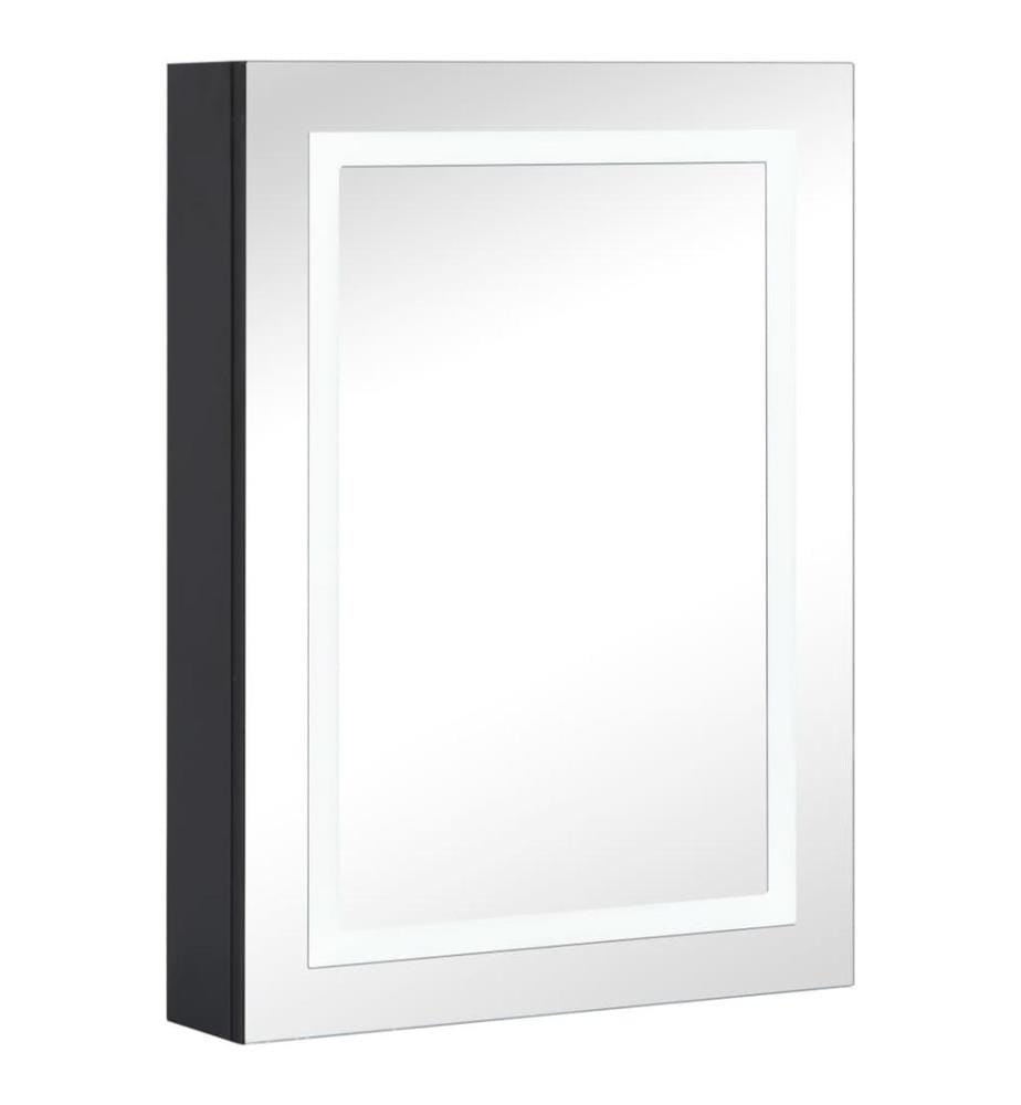Armoire de salle de bain à miroir LED 50x13x70 cm