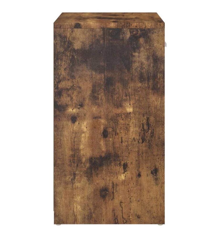 Schuhbank Räuchereiche 94,5x31x57 cm Holzwerkstoff