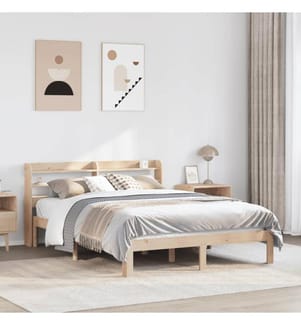 Bettgestell mit Kopfteil ohne Matratze 160x200 cm