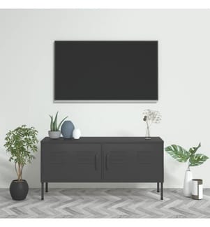 TV-Schrank Anthrazit 105x35x50 cm Stahl