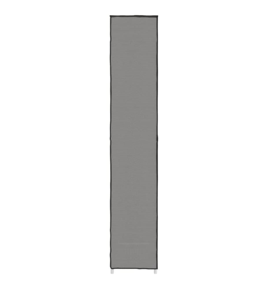Schuhschrank Grau 60x30x166 cm Stoff