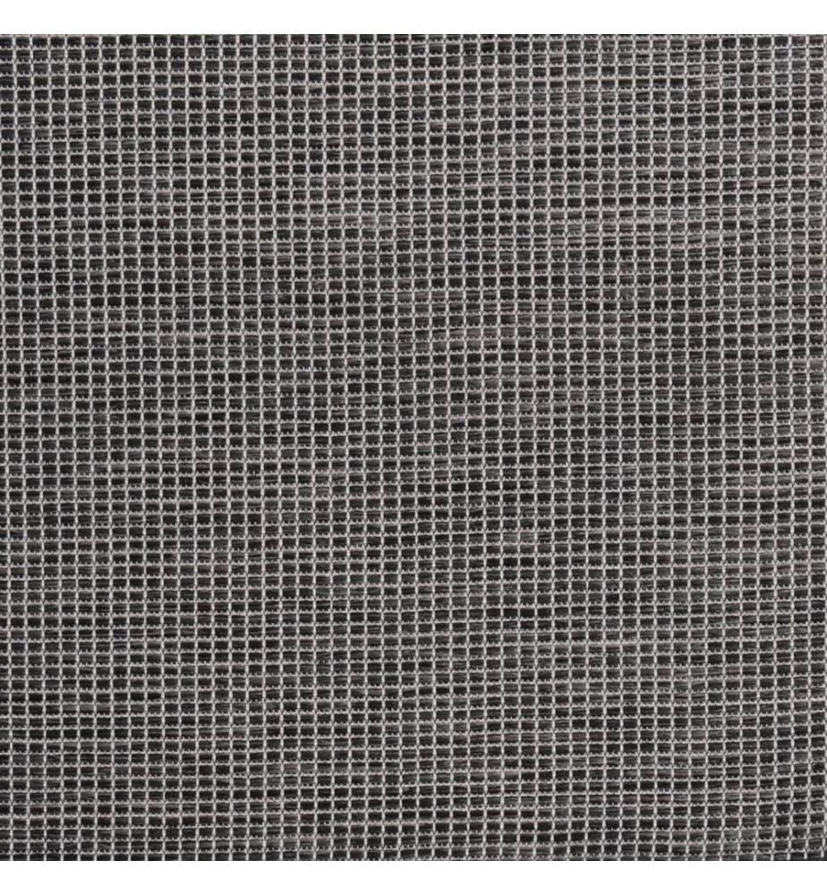 Outdoor-Teppich Flachgewebe 200x280 cm Grau