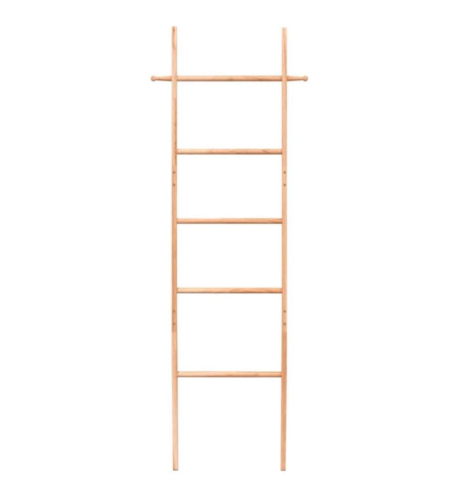 Échelle à serviettes 170 cm Bois massif de noyer