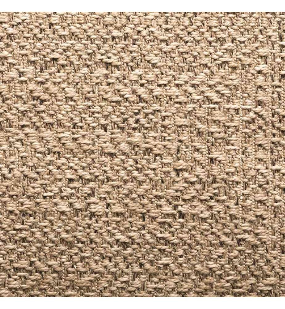 Tapis ZIZUR 120x170 cm aspect de jute intérieur et extérieur