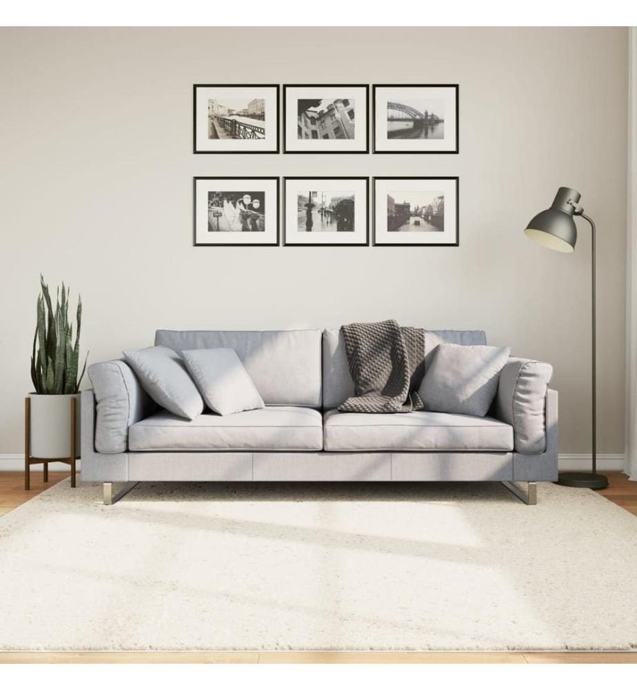 Teppich OVIEDO Kurzflor Beige 200x200 cm