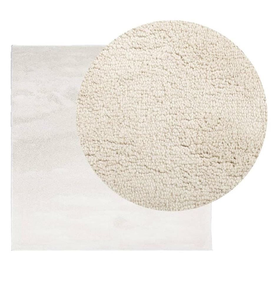 Teppich OVIEDO Kurzflor Beige 200x200 cm