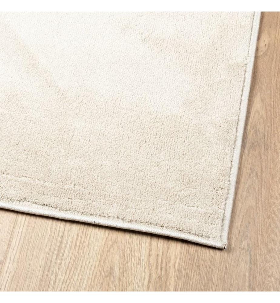 Teppich OVIEDO Kurzflor Beige 200x200 cm