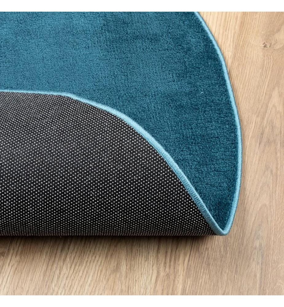 Teppich OVIEDO Kurzflor Türkis Ø 200 cm