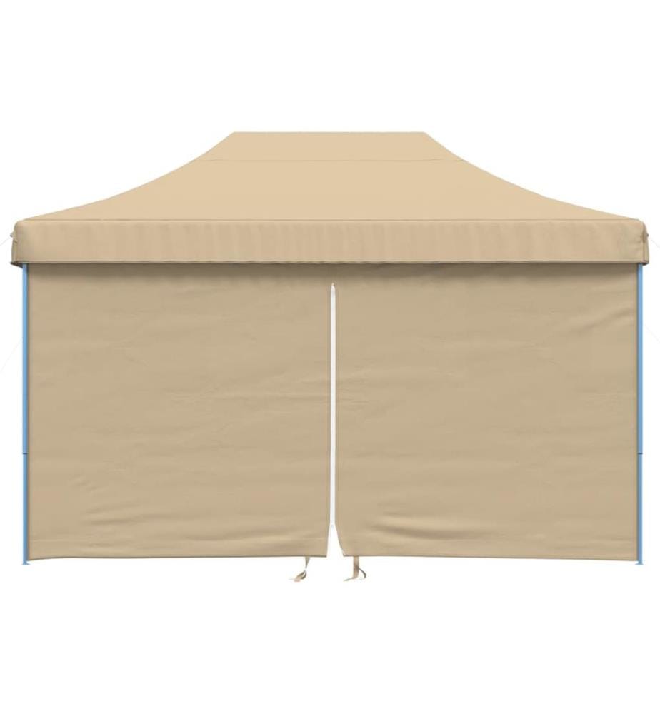 Tente de réception pliable escamotable avec 4 parois latérales