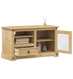 TV-Schrank Corona 100x45x58 cm Massivholz Kiefer