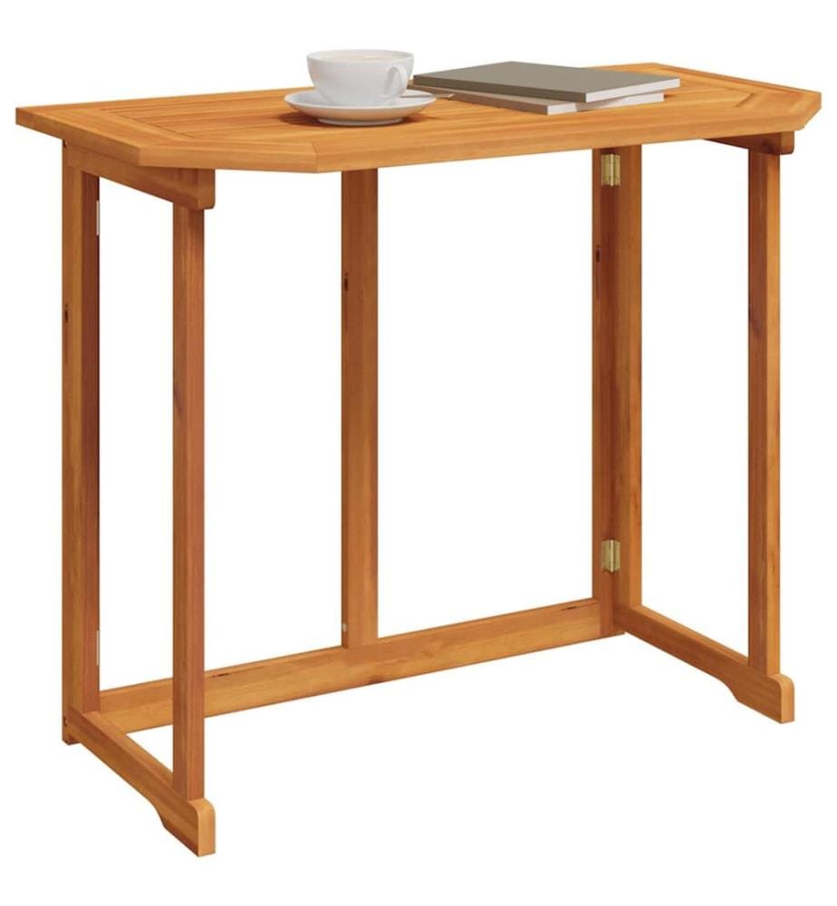 Bistrotisch 90x50x75 cm Akazie Massivholz