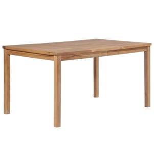 Gartentisch 150x90x77 cm Massivholz Teak