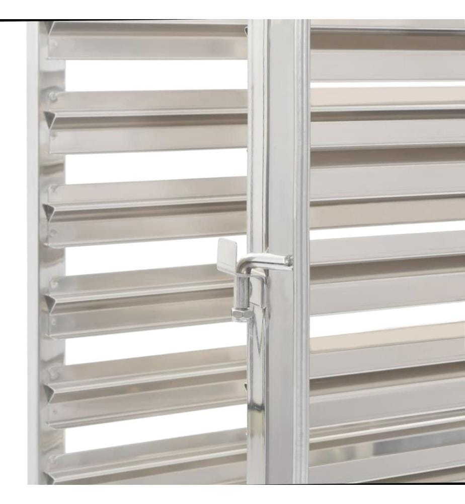 Tablettwagen für 16 Tabletts 38x55x163 cm Edelstahl