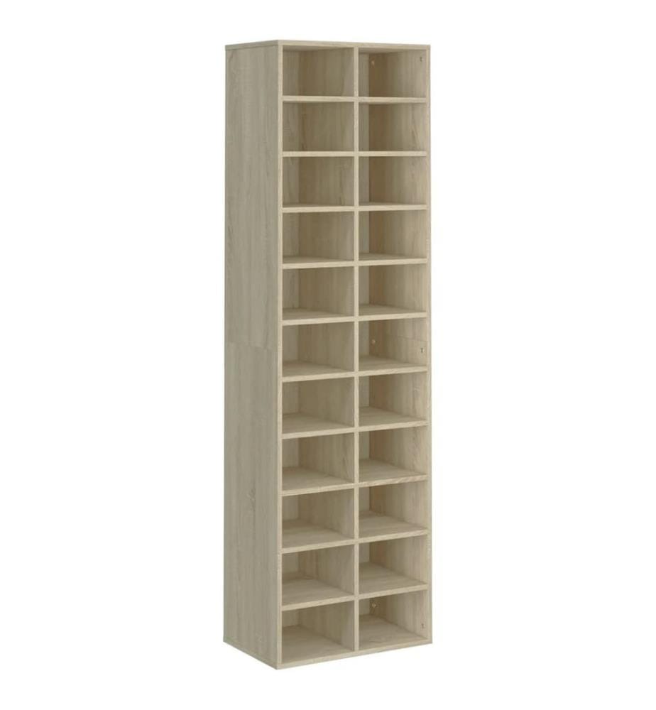 Schuhschrank Sonoma-Eiche 54x34x183 cm Holzwerkstoff