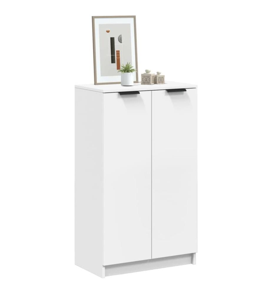 Schuhschrank Weiss 59x35x100,5 cm Holzwerkstoff