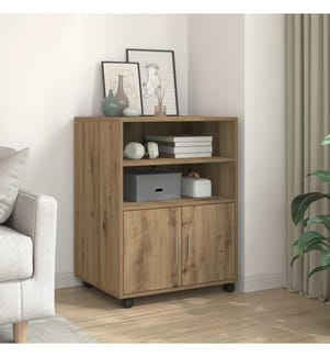 Rollschrank Artisan-Eiche 60x48x81 cm Holzwerkstoff