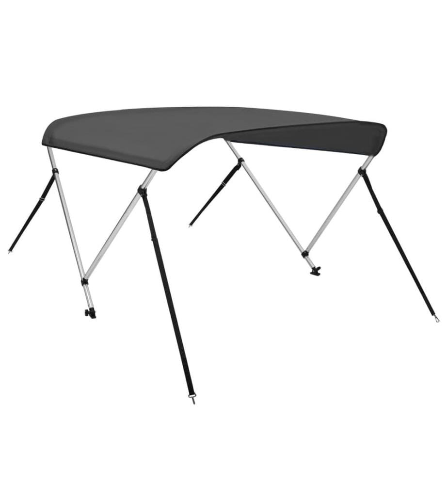 2-Bow Bimini Top Anthrazit 180x130x110 cm