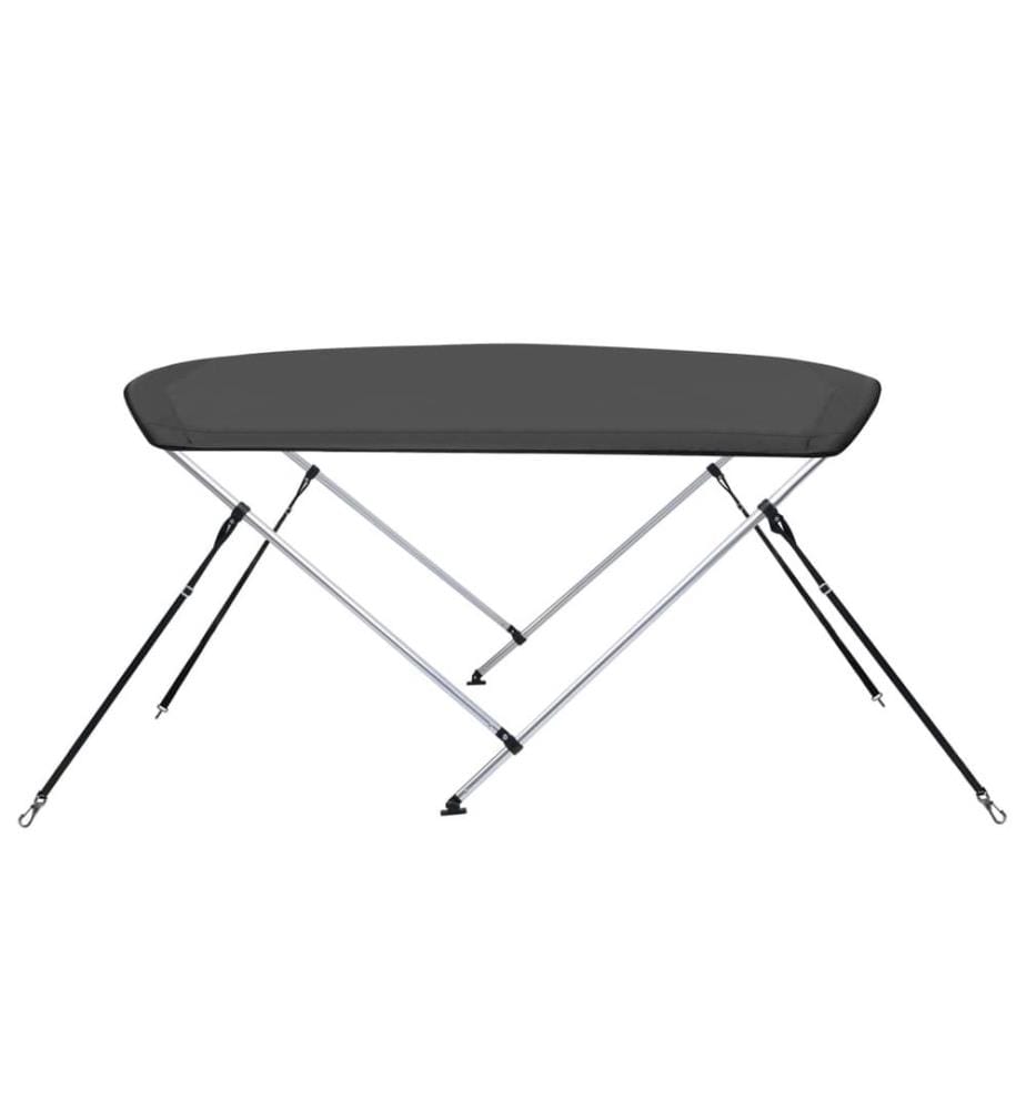 2-Bow Bimini Top Anthrazit 180x150x110 cm