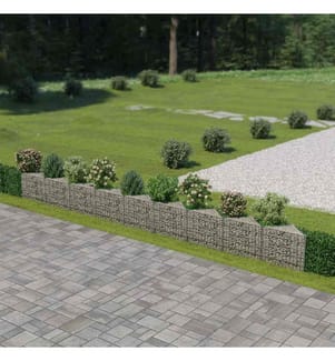 Gabionenwand Verzinkter Stahl 630×30×50 cm