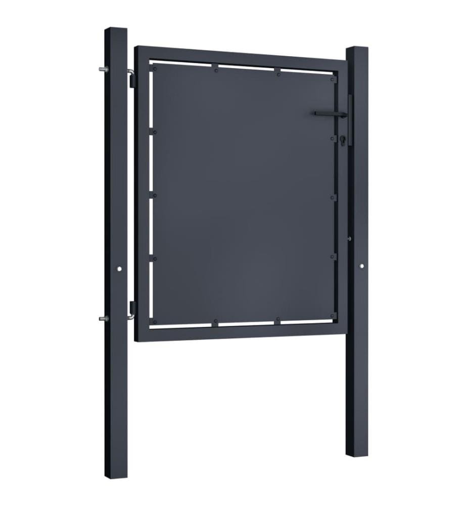 Gartentor Stahl 100×100 cm Anthrazit
