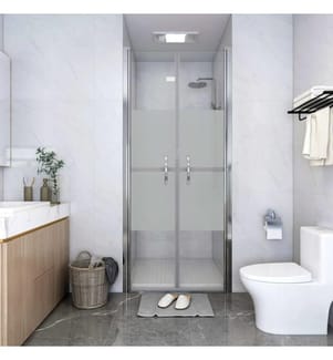 Porte de douche ESG demi-dépoli 86x190 cm
