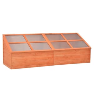 Frühbeet Holz 180x57x62 cm