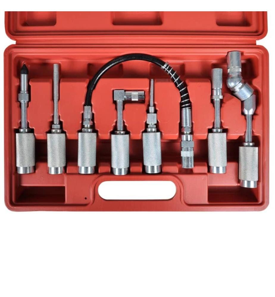 Kit d'adapteur pour pistolet à graisse 7 pièces