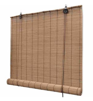 Bambusrollo Braun 140x160 cm