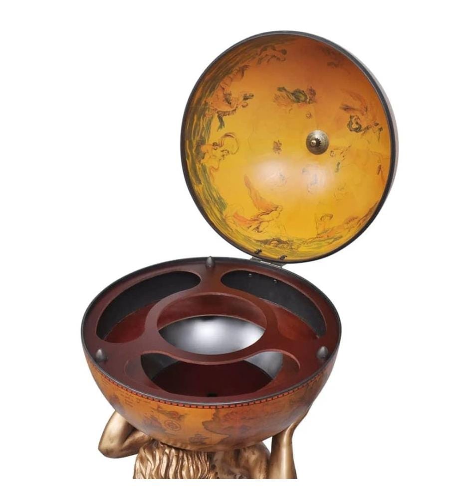 Globus-Bar Atlas 42×42×85 cm