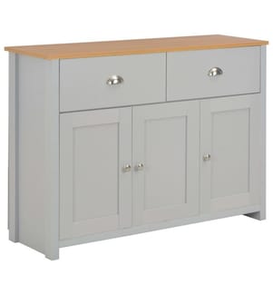Sideboard Grau 112x35x81 cm