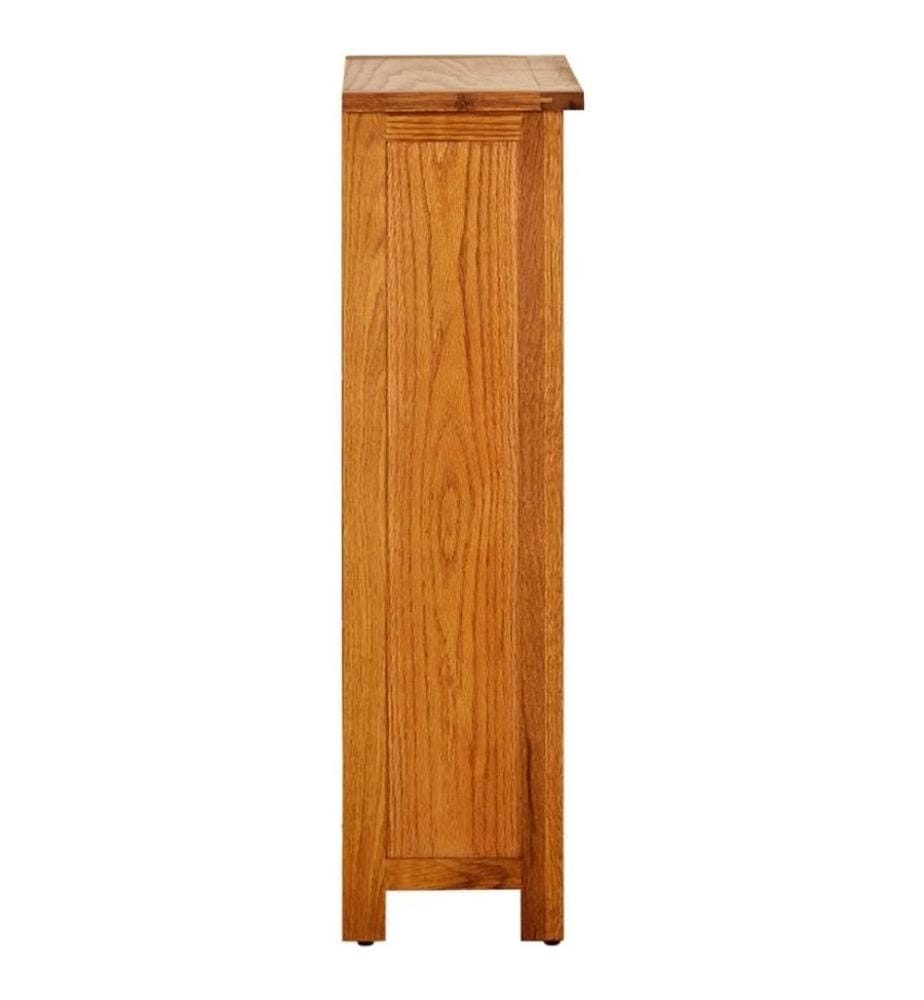 Bücherregal 45x22,5x82 cm Eiche Massivholz