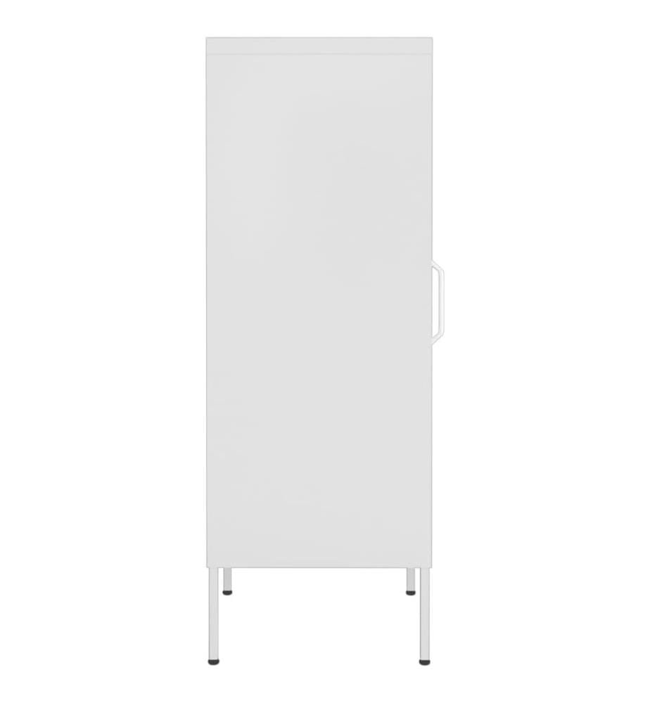 Lagerschrank Weiss 42,5x35x101,5 cm Stahl
