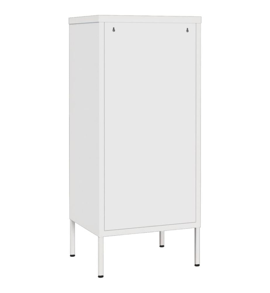 Lagerschrank Weiss 42,5x35x101,5 cm Stahl