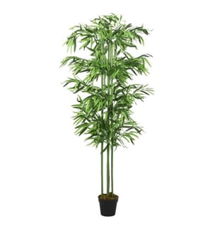 Bambou artificiel 864 feuilles 180 cm vert