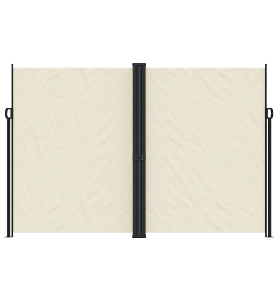 Auvent latéral rétractable crème 220x600 cm