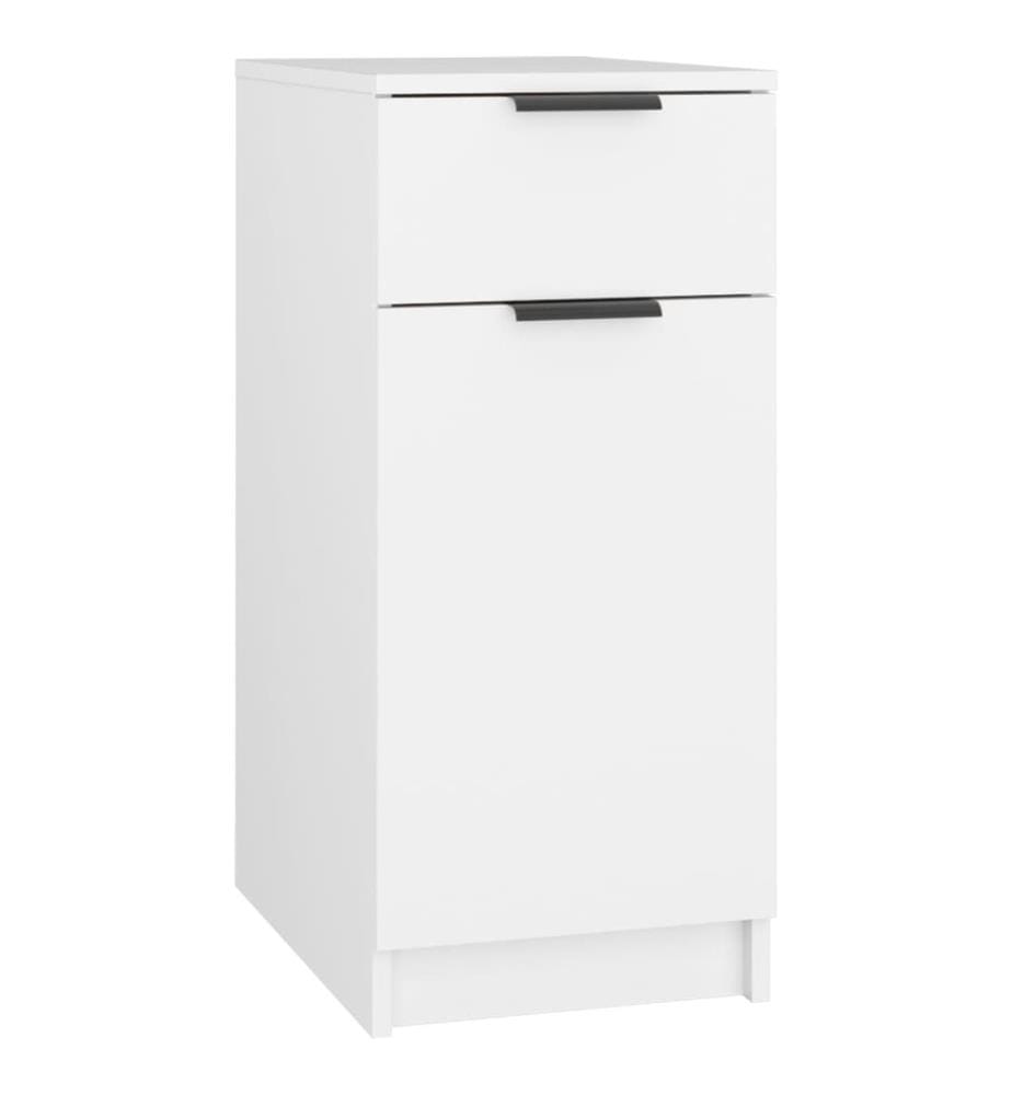 Schreibtischschrank Weiss 33,5x50x75 cm Holzwerkstoff
